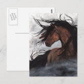Majestic Horse Stallion Post Card van Bihrle Briefkaart (Voorkant / Achterkant)
