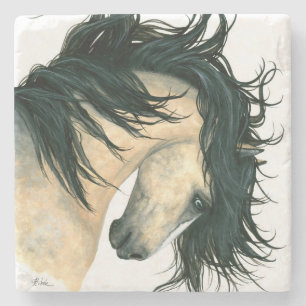 Majestic Horse van Bihrle Stenen Onderzetter