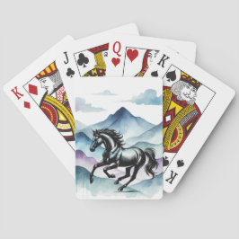 Majestic Horse & Waterverf Mountain speelkaarten