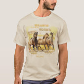 Majestic Horses Mannen T-Shirt (Voorkant)