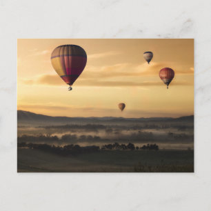 Majestic Hot Air-ballonnen Briefkaart
