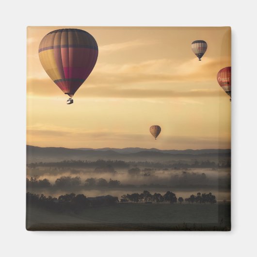 Majestic Hot Air-ballonnen Magneet (Voorkant)