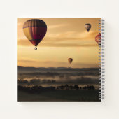 Majestic Hot Air-ballonnen Notitieboek (Achterkant)