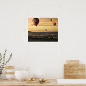 Majestic Hot Air Balloons Poster (Keuken)
