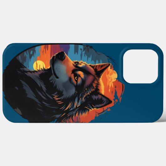 Majestic Husky Tegen Een Zonsondergang Sky Serenit Case-Mate iPhone Case (Achterkant (horizontaal))