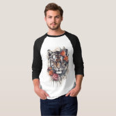 Majestic Indian Tiger T-shirt (Voorkant volledig)