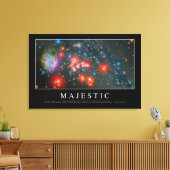 Majestic: Inspirerend prijsopgave Canvas Afdruk (Insitu (Woonkamer))