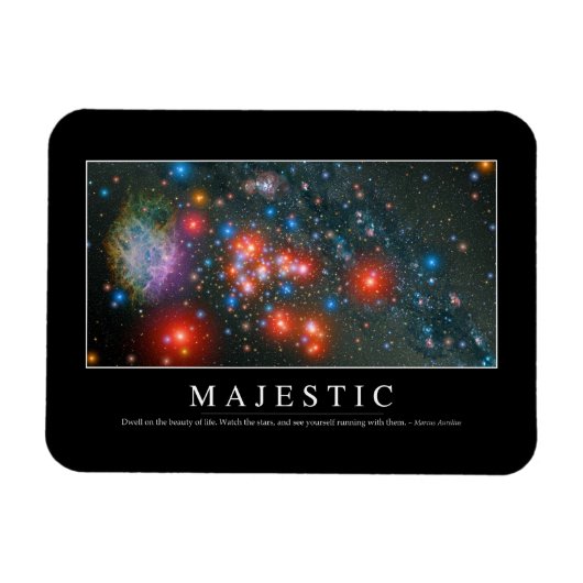 Majestic: Inspirerend prijsopgave Magneet (Horizontaal)