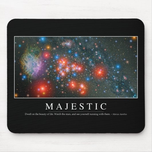 Majestic: Inspirerend prijsopgave Muismat (Voorkant)