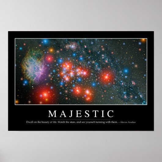 Majestic: Inspirerend prijsopgave Poster (Voorkant)