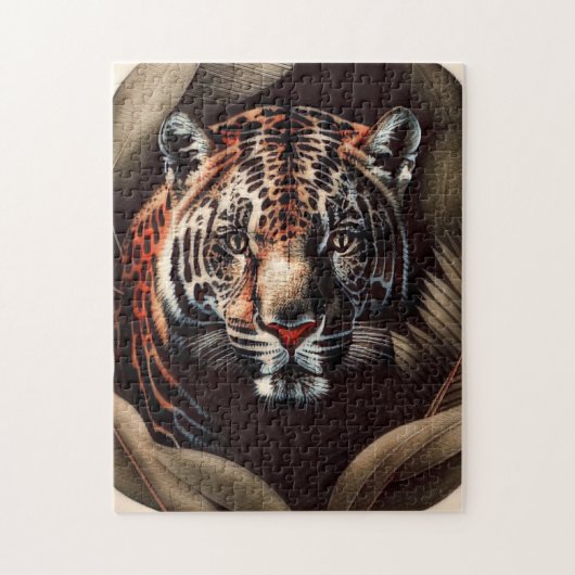 Majestic Jaguar - koning van het Oerwoud Legpuzzel (Verticaal)