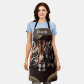 Majestic Jaguar - koning van het Oerwoud Schort (Gedragen)