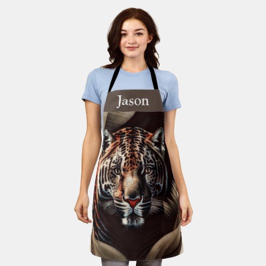 Majestic Jaguar - koning van het Oerwoud Schort (Gedragen)