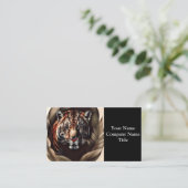 Majestic Jaguar - koning van het Oerwoud Visitekaartje (Staand voorkant)