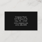 Majestic Jaguar - koning van het Oerwoud Visitekaartje (Achterkant)