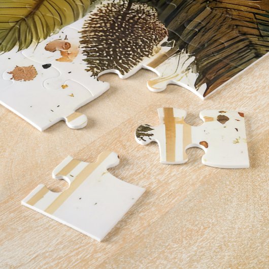 Majestic Jaguar Sunset oerwoud levendige natuur Gi Legpuzzel (Zijkant)