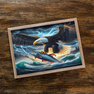 Majestic kale adelaars jager poster