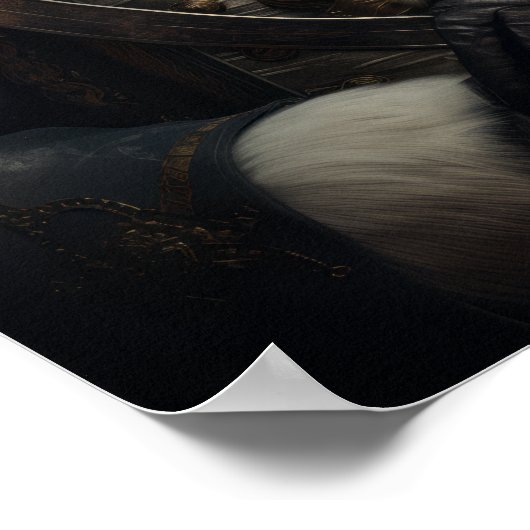 Majestic Keizerspinguïn van Antarctica - Verbluffe Poster (Hoek)