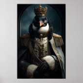 Majestic Keizerspinguïn van Antarctica - Verbluffe Poster (Voorkant)