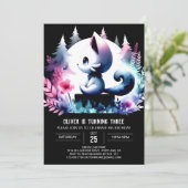 Majestic Kinderen Kat Verjaardag Kaart (Staand voorkant)