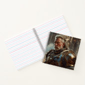 Majestic King beroemd gemaakt door Steampunk Regal Notitieboek (Binnen)