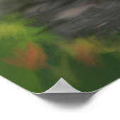 Majestic Kirkjufell: IJslands landschapspanorama Poster (Hoek)