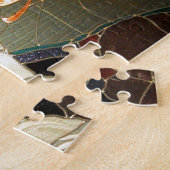 Majestic Lady Justice in Glas in lood Design Legpuzzel (Zijkant)