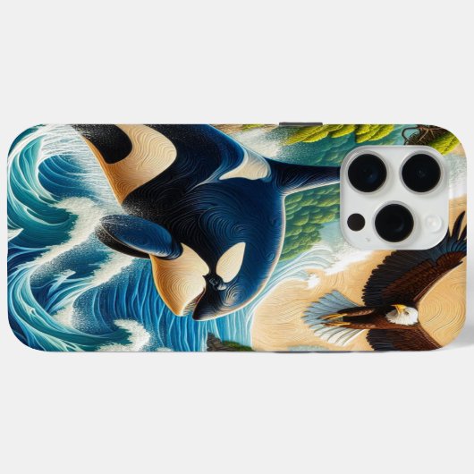 Majestic Leap Case-Mate iPhone Case (Achterkant (horizontaal))