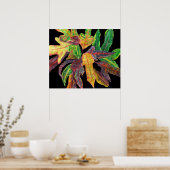 Majestic Leaves Poster (Keuken)