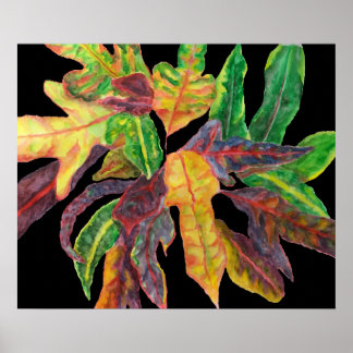 Majestic Leaves Poster