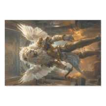 Majestic Leeuw Gebed Krijger Decoupage