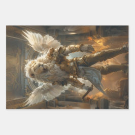 Majestic Leeuw Gebed Krijger Decoupage Inpakpapier Vel