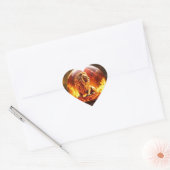 Majestic Leeuw: Koning van het Wilde Hart Sticker (Envelop)