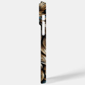 Majestic Leeuw met delicate blauwe details Case-Mate iPhone Case (Achterkant / Links)