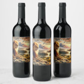 Majestic Leeuw Oma Moederdag Wijn Etiket (Flessen)