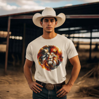 Majestic Leo Zodiac teken T-shirt