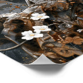 Majestic Leopard Calligraphic Poster (Hoek)