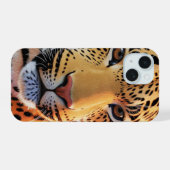 Majestic Leopard Close-up | Prachtige wildlife kun iPhone 15 Case (Achterkant horizontaal)
