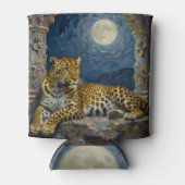 Majestic Leopard on Cliff Ledge Blikjeskoeler (Voorkant)