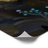 Majestic Leopard on Cliff Ledge   Poster (Hoek)