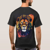 Majestic Lion Art T-shirt (Achterkant)