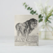  Majestic Lion Briefkaart (Staand voorkant)