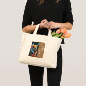 Majestic Lion Chinese Kalligrafie Canvas tas (Voorkant (product))