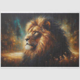 Majestic Lion Decoupage Tissue Paper Tissuepapier