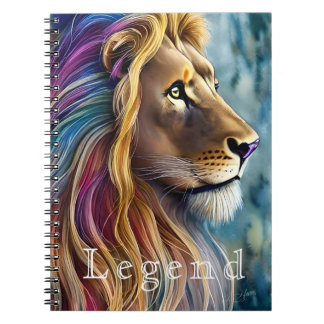 Majestic Lion Editable Note Book Notitieboek