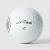 Majestic Lion Embellished Golf Balls Golfballen (Logo)