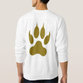 Majestic Lion en Cub Step T-Shirt (Achterkant)