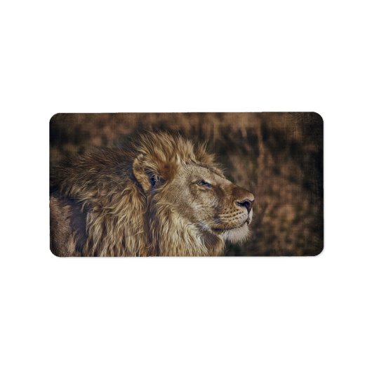 Majestic Lion Etiket (Voorkant)