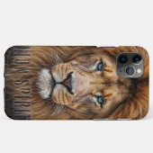 Majestic Lion Face with Blue Eyes | Wildlife Anima Case-Mate iPhone Case (Achterkant (horizontaal))