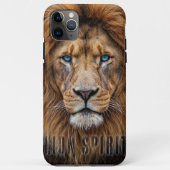 Majestic Lion Face with Blue Eyes | Wildlife Anima Case-Mate iPhone Case (Achterkant)